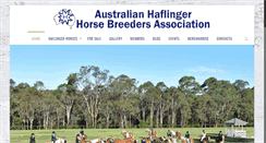 Desktop Screenshot of haflinger.org.au