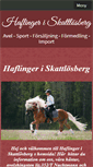 Mobile Screenshot of haflinger.se