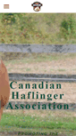 Mobile Screenshot of haflinger.ca